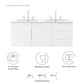 Vitality 48" Double Sink Bathroom Vanity By Modway - EEI-5785 | Bathroom Accessories | Modishstore - 32