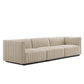 Conjure Channel Tufted Upholstered Fabric Sofa By Modway - EEI-5787 | Sofas | Modishstore - 2