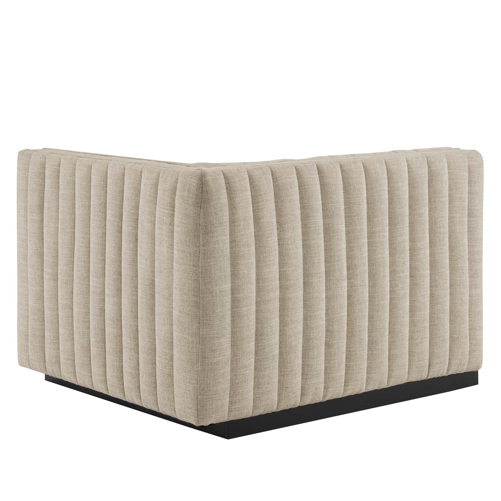 Conjure Channel Tufted Upholstered Fabric Sofa By Modway - EEI-5787 | Sofas | Modishstore - 3