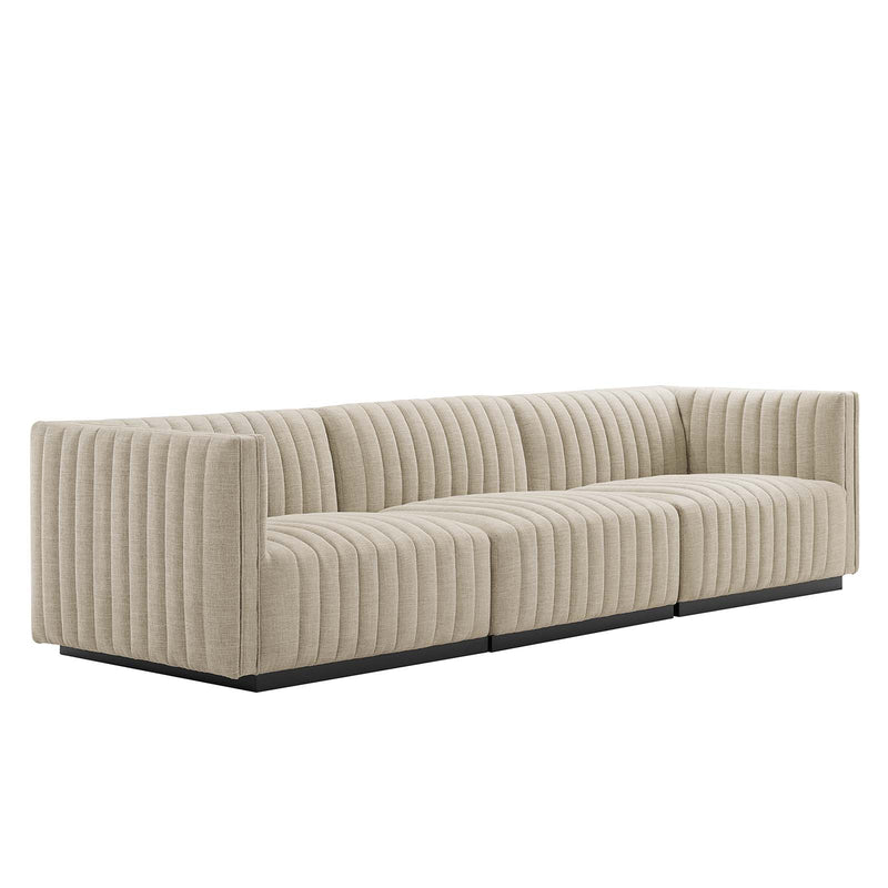 Conjure Channel Tufted Upholstered Fabric Sofa By Modway - EEI-5787 | Sofas | Modishstore - 2