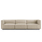 Conjure Channel Tufted Upholstered Fabric Sofa By Modway - EEI-5787 | Sofas | Modishstore - 7