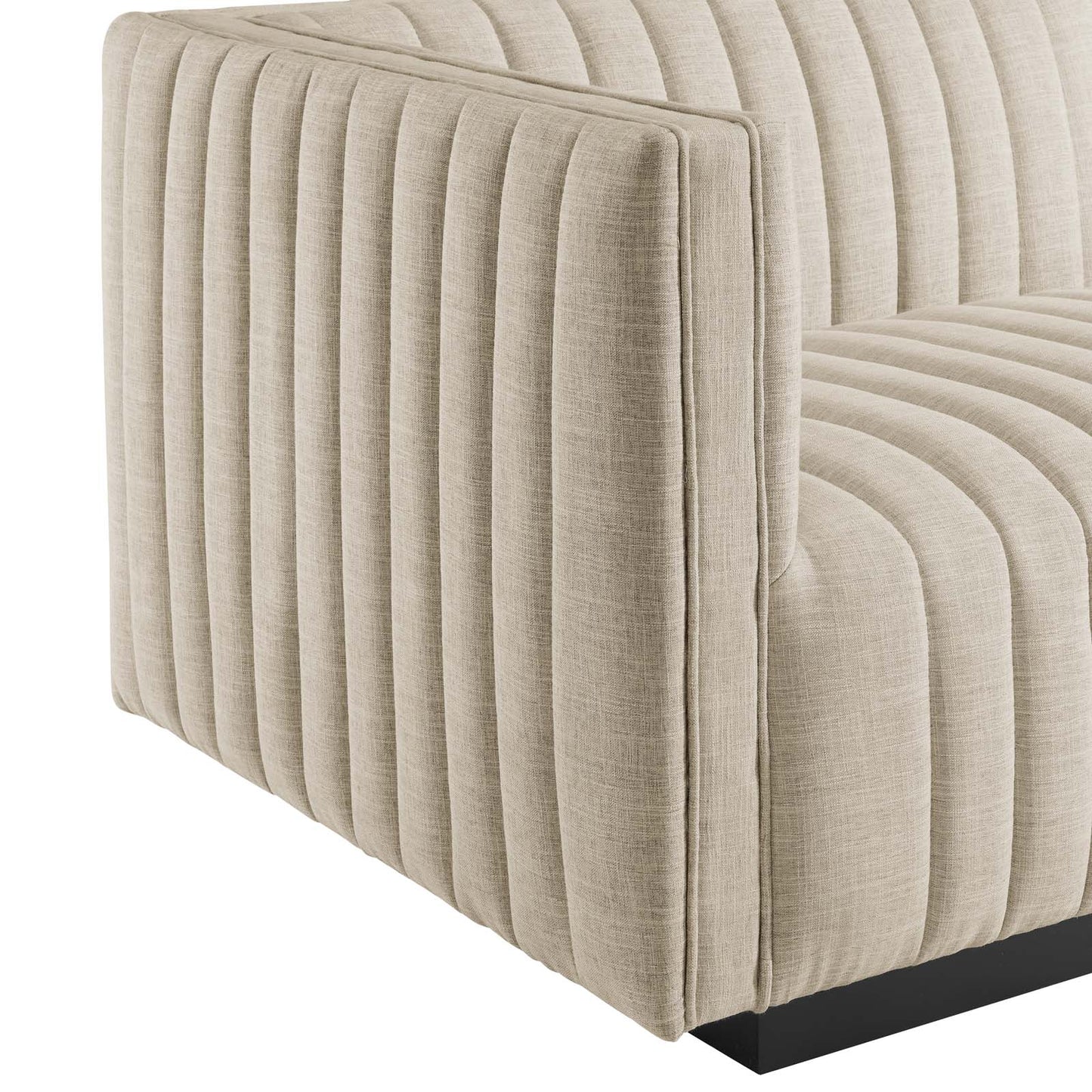 Conjure Channel Tufted Upholstered Fabric Sofa By Modway - EEI-5787 | Sofas | Modishstore - 10