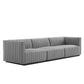 Conjure Channel Tufted Upholstered Fabric Sofa By Modway - EEI-5787 | Sofas | Modishstore - 14