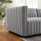 Conjure Channel Tufted Upholstered Fabric Sofa By Modway - EEI-5787 | Sofas | Modishstore - 18
