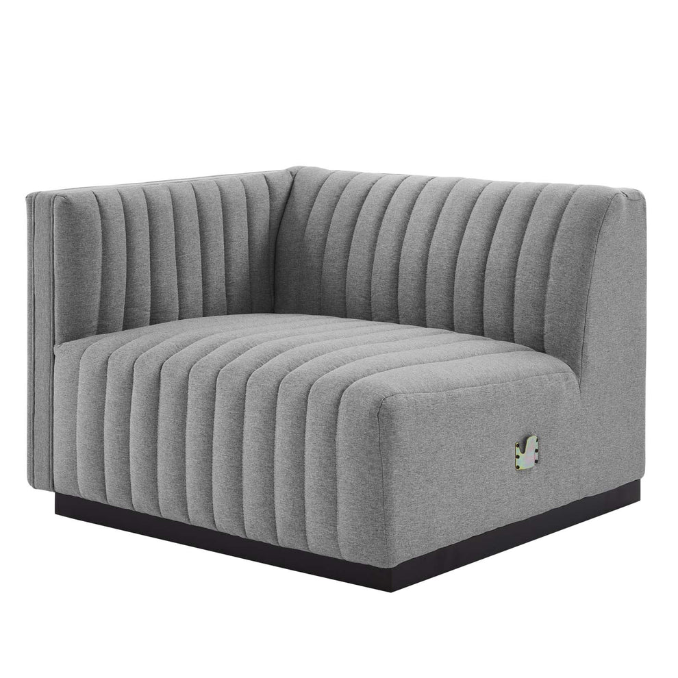 Conjure Channel Tufted Upholstered Fabric Sofa By Modway - EEI-5787 | Sofas | Modishstore - 21