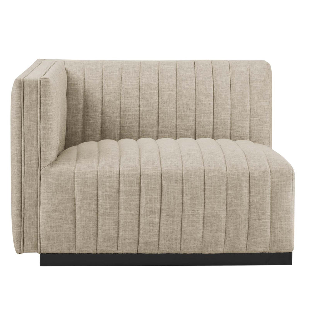 Conjure Channel Tufted Upholstered Fabric 4-Piece Sofa By Modway - EEI-5789 | Sectional | Modishstore - 9