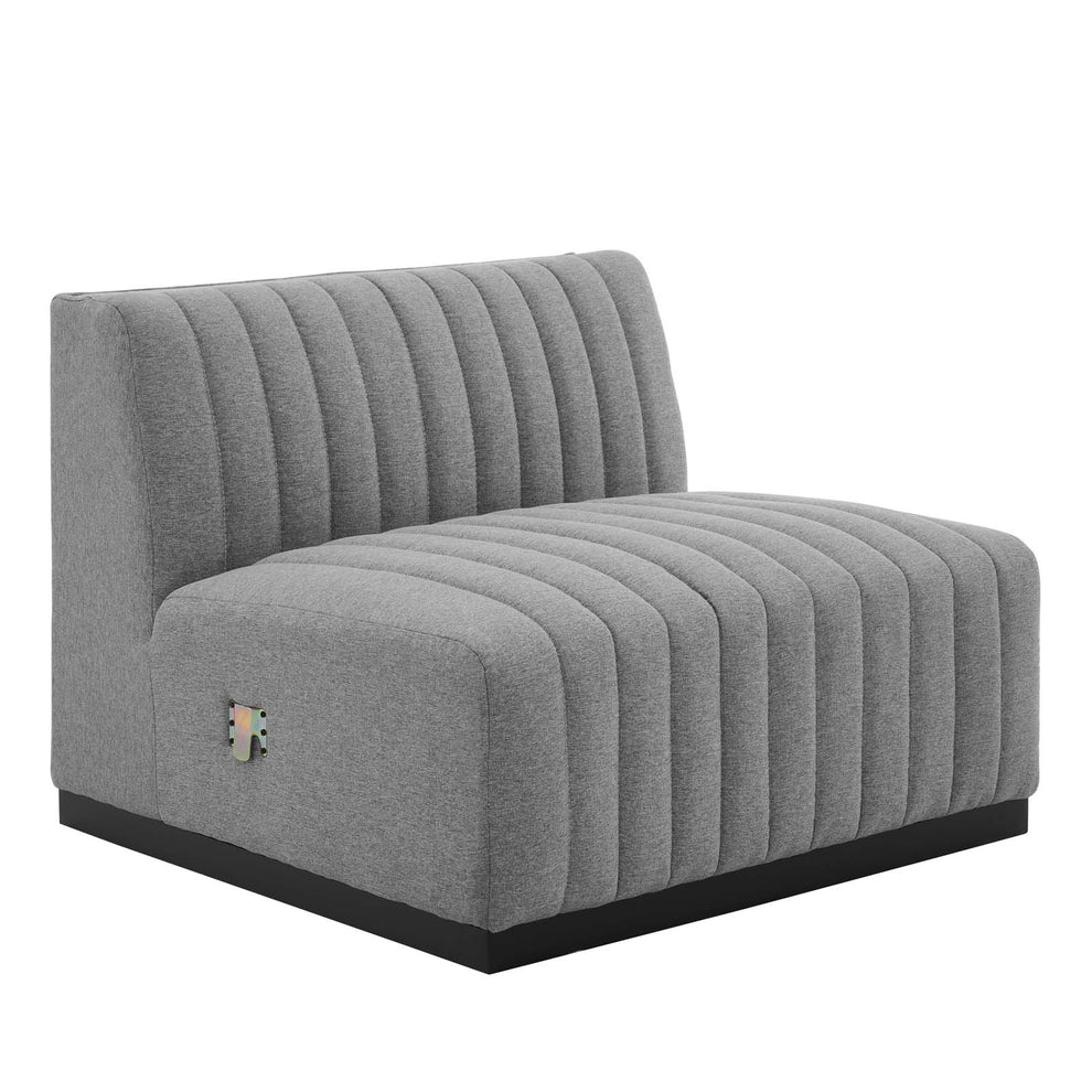 Conjure Channel Tufted Upholstered Fabric 6-Piece Sectional Sofa By Modway - EEI-5790 | Sectional | Modishstore - 30