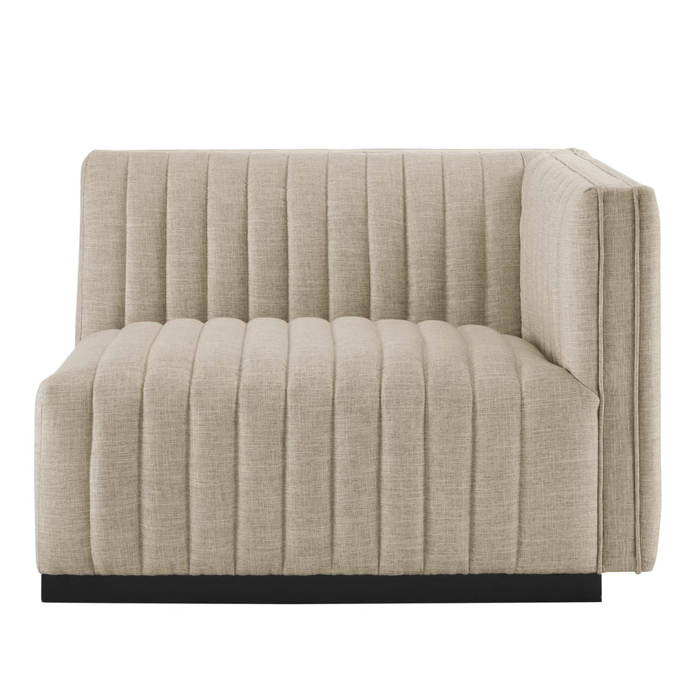 Conjure Channel Tufted Upholstered Fabric 5-Piece L-Shaped Sectional By Modway - EEI-5793 | Sectional | Modishstore - 6