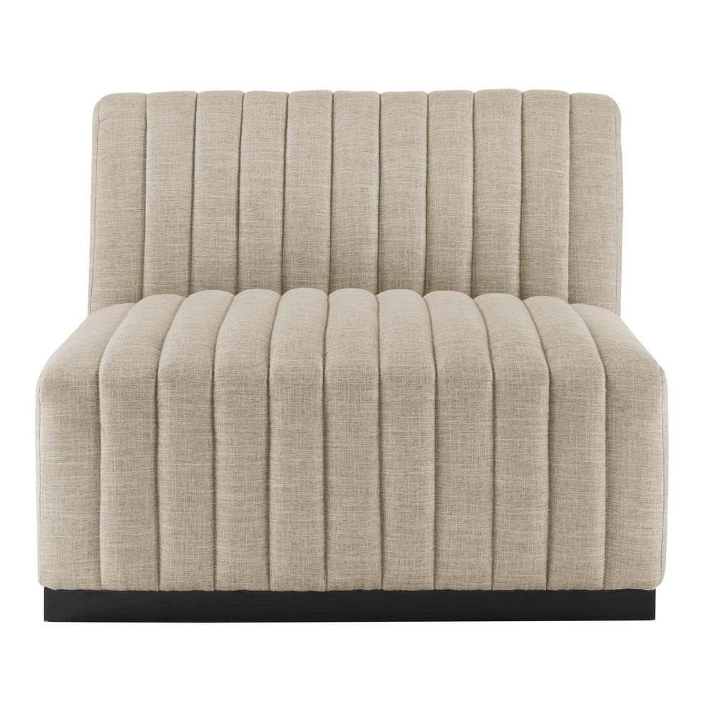 Conjure Channel Tufted Upholstered Fabric 5-Piece L-Shaped Sectional By Modway - EEI-5793 | Sectional | Modishstore - 16