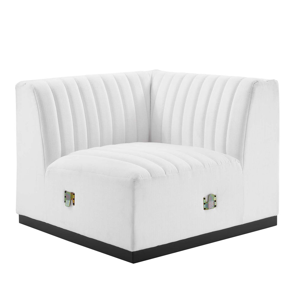 Conjure Channel Tufted Upholstered Fabric 6-Piece U-Shaped Sectional By Modway - EEI-5795 | Sectional | Modishstore - 36