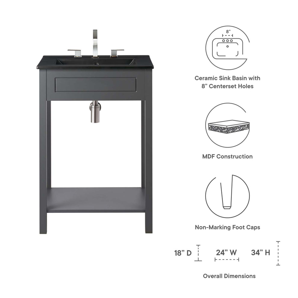 Altura 24" Bathroom Vanity By Modway - EEI-5798 | Bathroom Accessories | Modishstore - 8