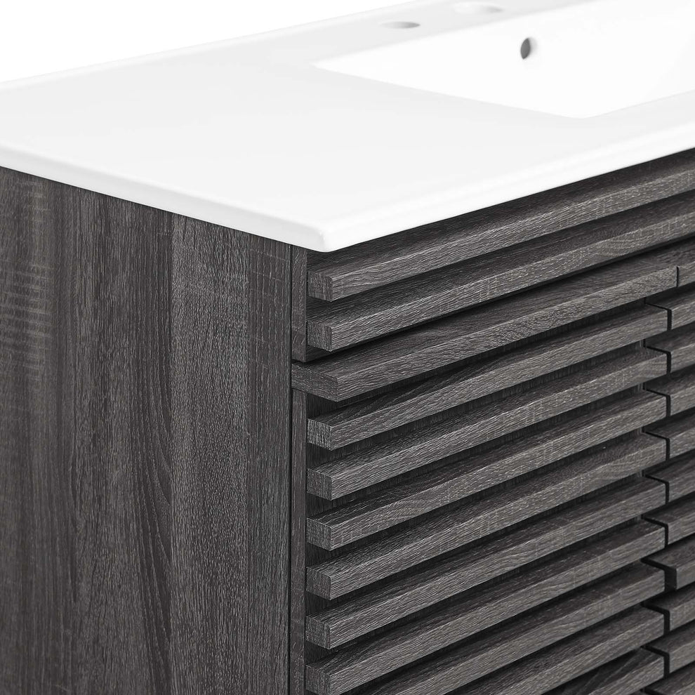 Render 48" Wall-Mount Bathroom Vanity By Modway - EEI-5801 | Bathroom Accessories | Modishstore - 20