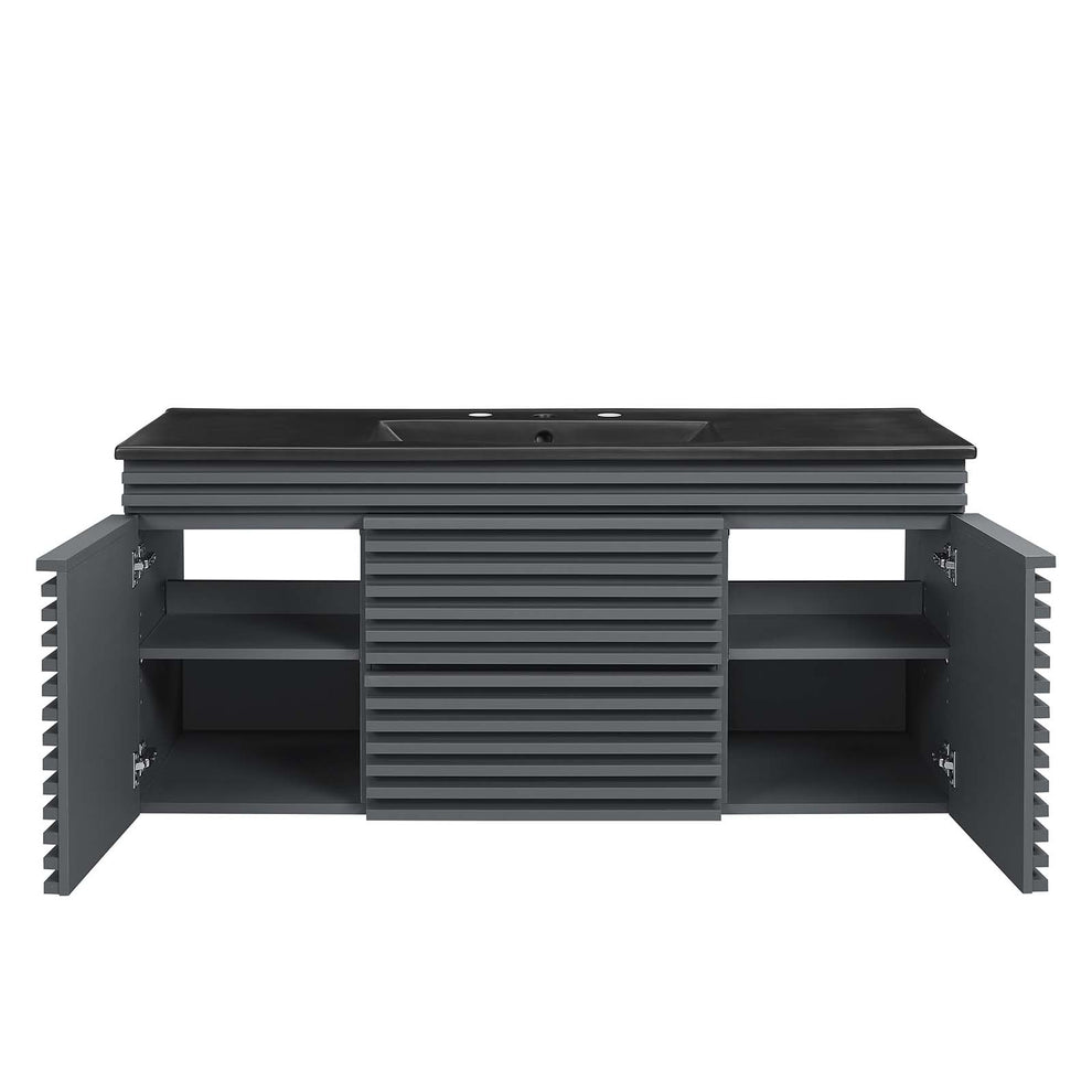 Render 48" Wall-Mount Bathroom Vanity By Modway - EEI-5801 | Bathroom Accessories | Modishstore - 27