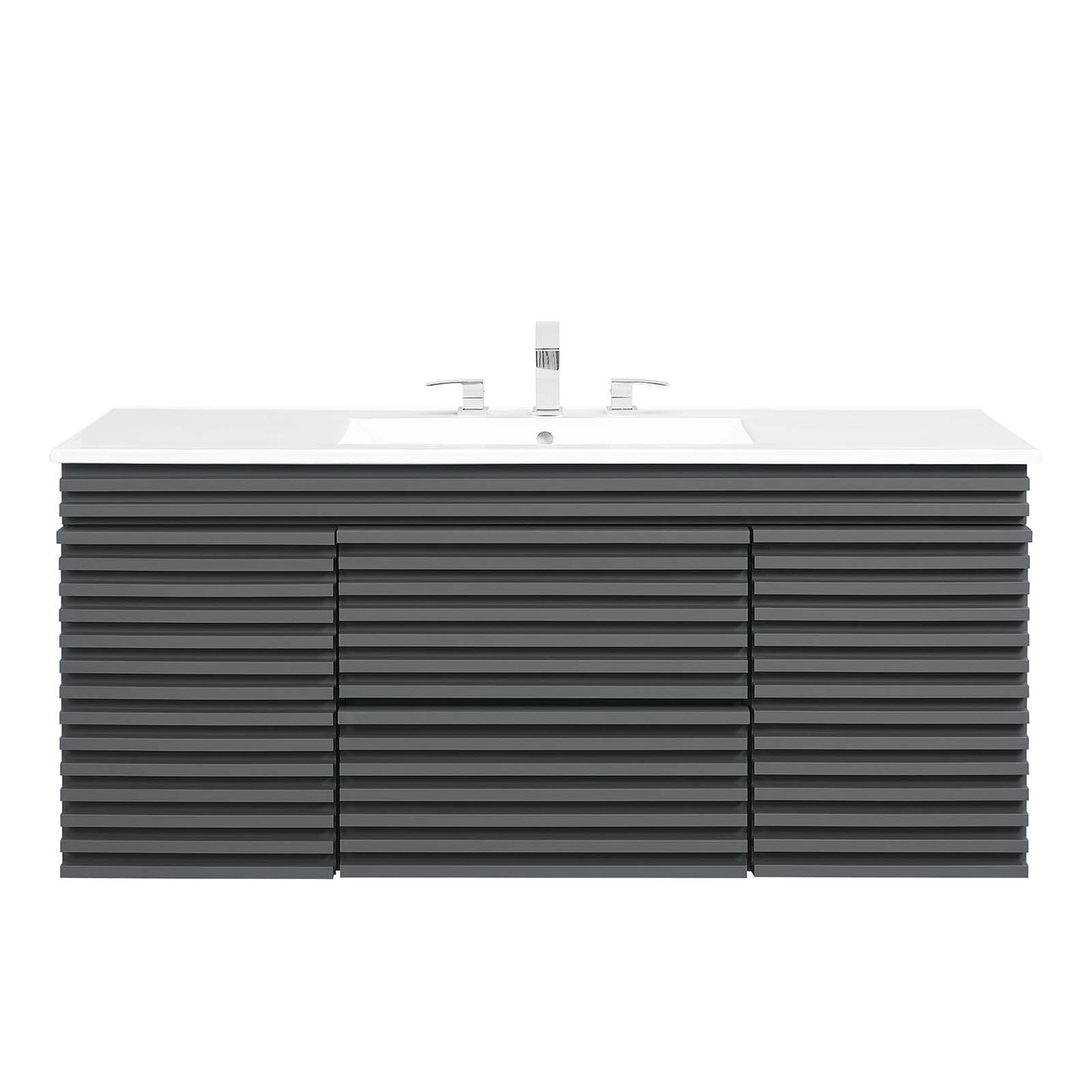 Render 48" Wall-Mount Bathroom Vanity By Modway - EEI-5801 | Bathroom Accessories | Modishstore - 36