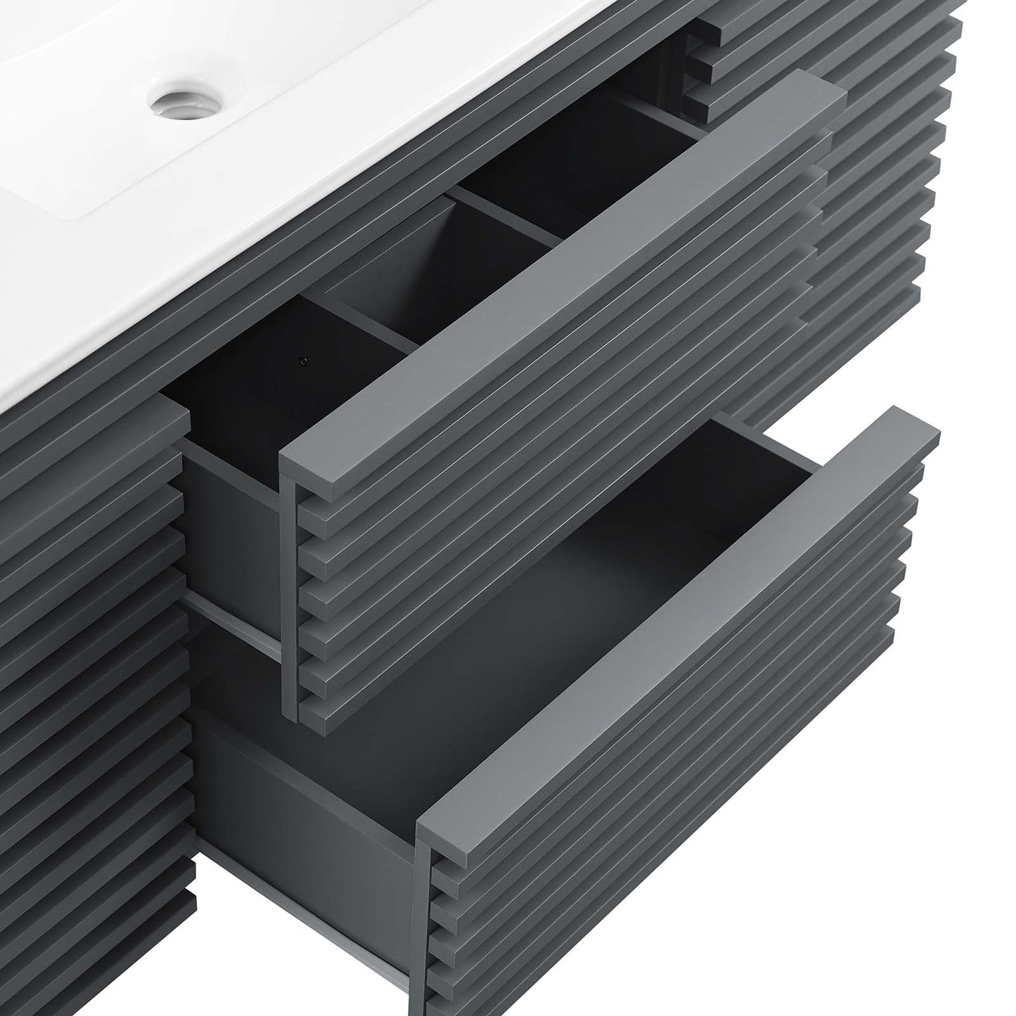 Render 48" Wall-Mount Bathroom Vanity By Modway - EEI-5801 | Bathroom Accessories | Modishstore - 39