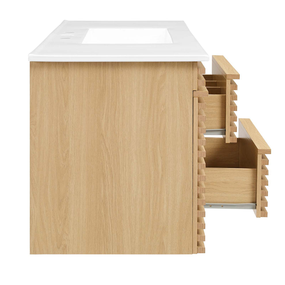 Render 48" Wall-Mount Bathroom Vanity By Modway - EEI-5801 | Bathroom Accessories | Modishstore - 55