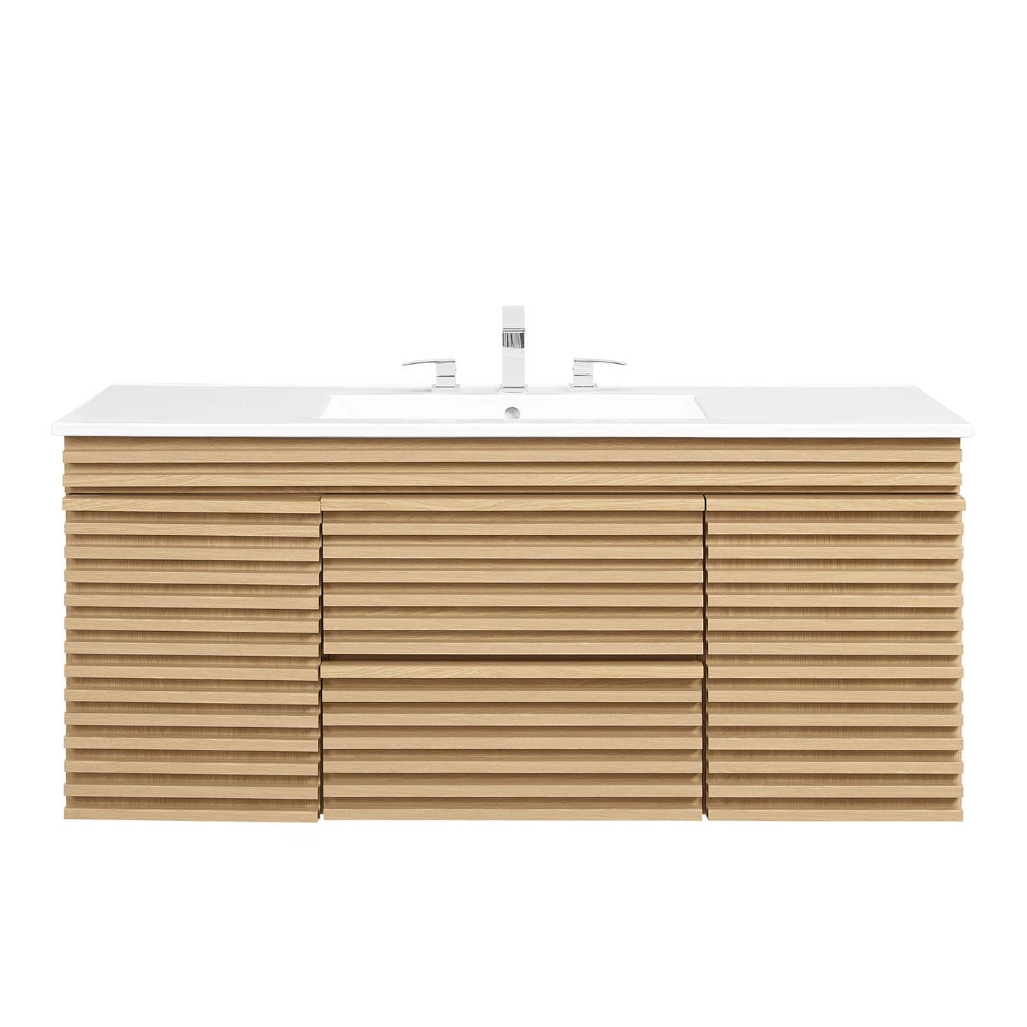 Render 48" Wall-Mount Bathroom Vanity By Modway - EEI-5801 | Bathroom Accessories | Modishstore - 56
