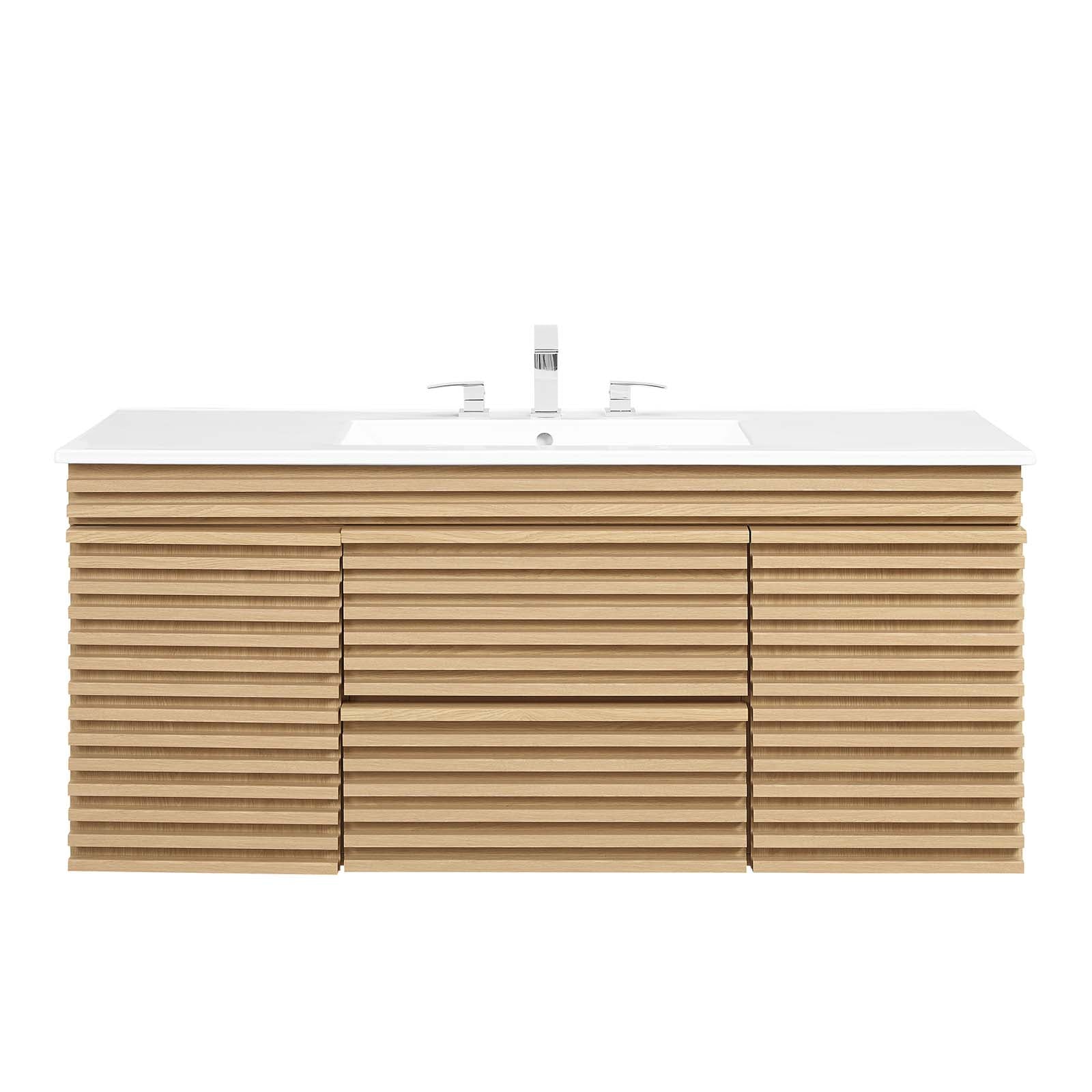 Render 48" Wall-Mount Bathroom Vanity By Modway - EEI-5801 | Bathroom Accessories | Modishstore - 56