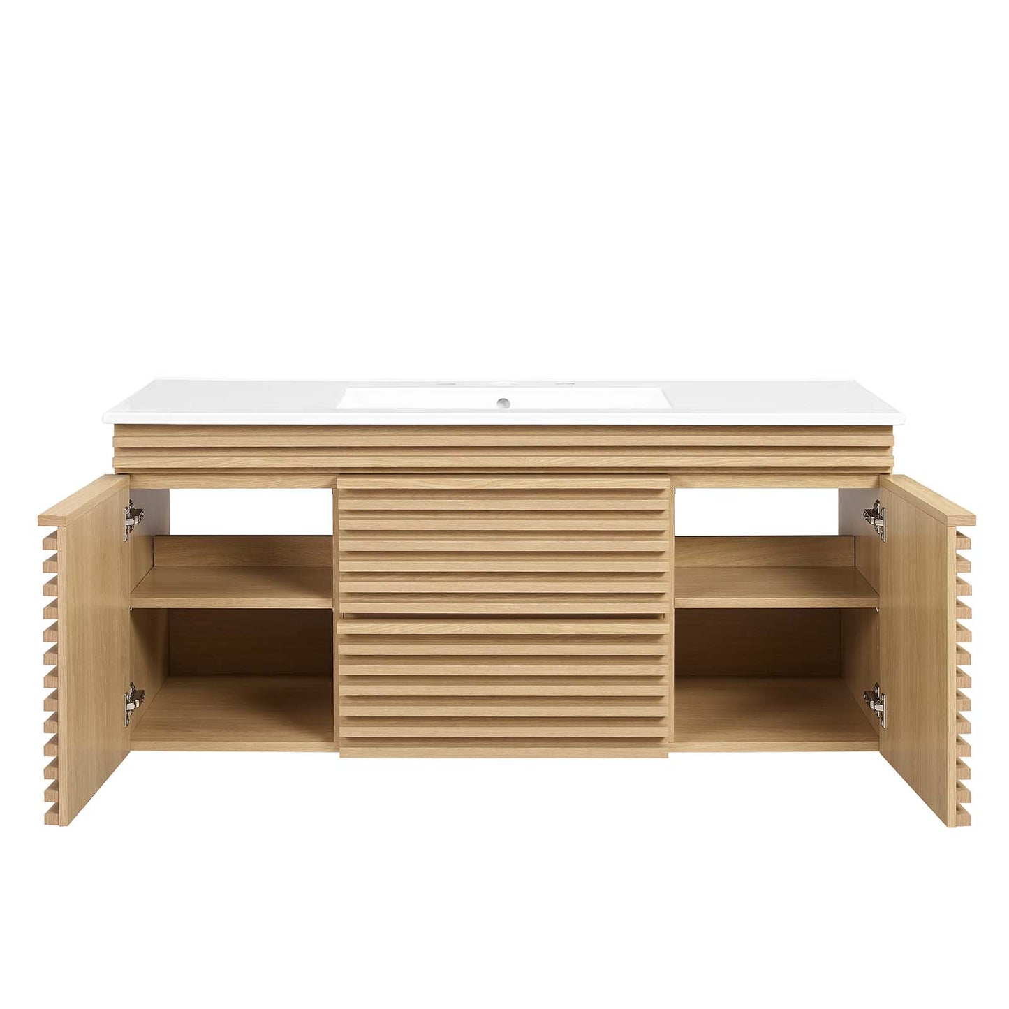 Render 48" Wall-Mount Bathroom Vanity By Modway - EEI-5801 | Bathroom Accessories | Modishstore - 57