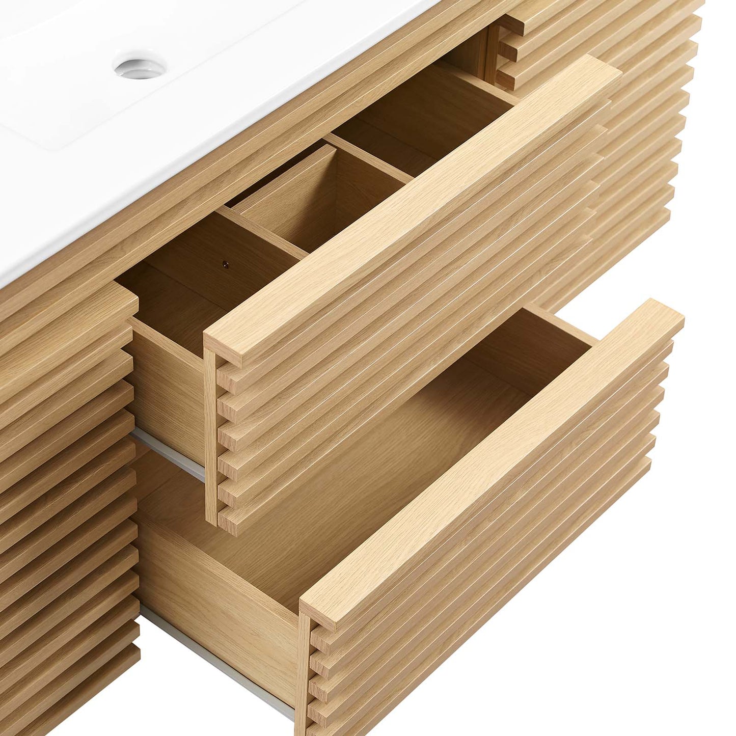 Render 48" Wall-Mount Bathroom Vanity By Modway - EEI-5801 | Bathroom Accessories | Modishstore - 59