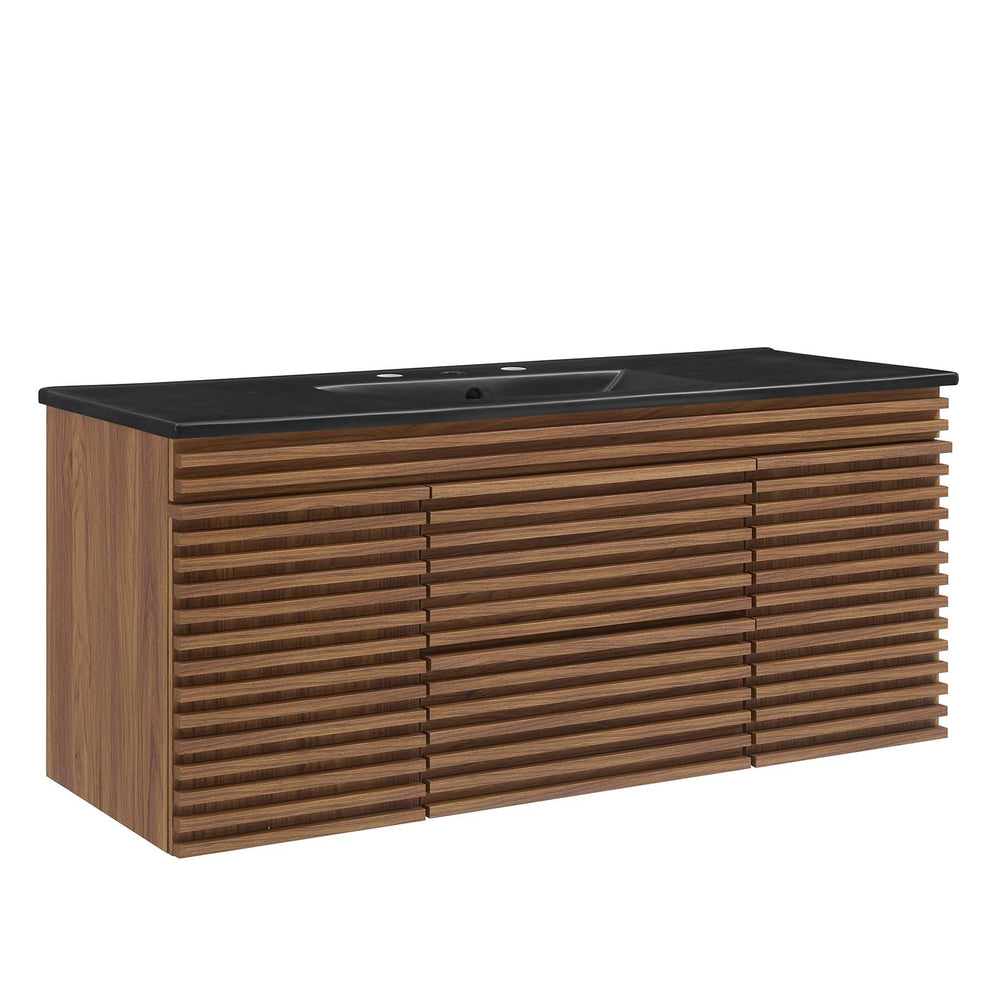 Render 48" Wall-Mount Bathroom Vanity By Modway - EEI-5801 | Bathroom Accessories | Modishstore - 61