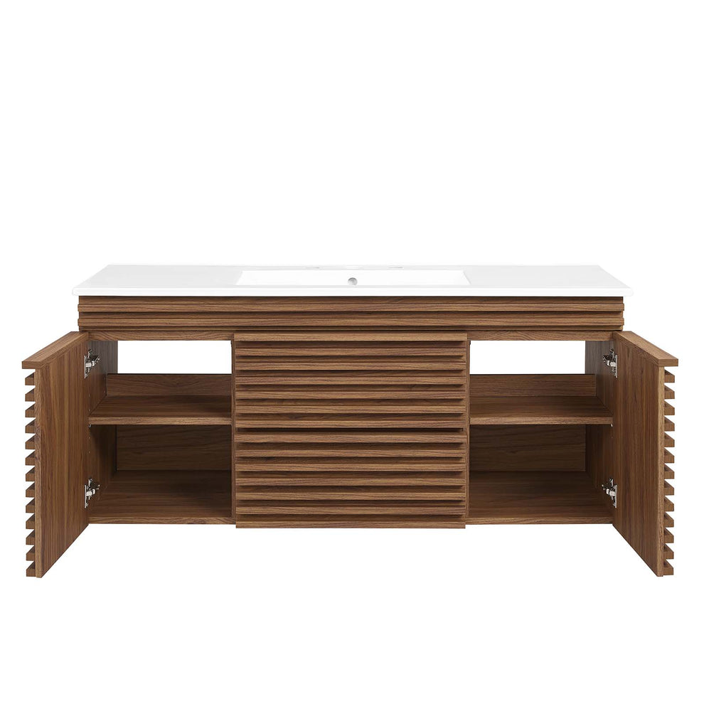 Render 48" Wall-Mount Bathroom Vanity By Modway - EEI-5801 | Bathroom Accessories | Modishstore - 77