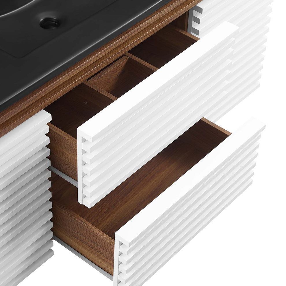 Render 48" Wall-Mount Bathroom Vanity By Modway - EEI-5801 | Bathroom Accessories | Modishstore - 99