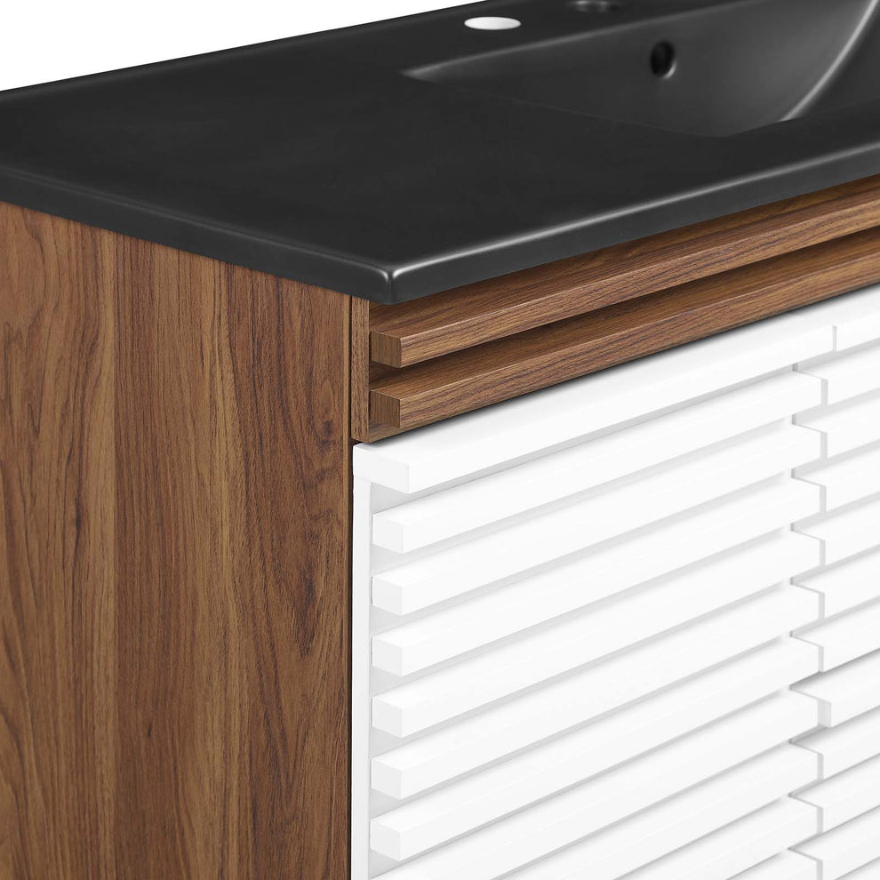 Render 48" Wall-Mount Bathroom Vanity By Modway - EEI-5801 | Bathroom Accessories | Modishstore - 100