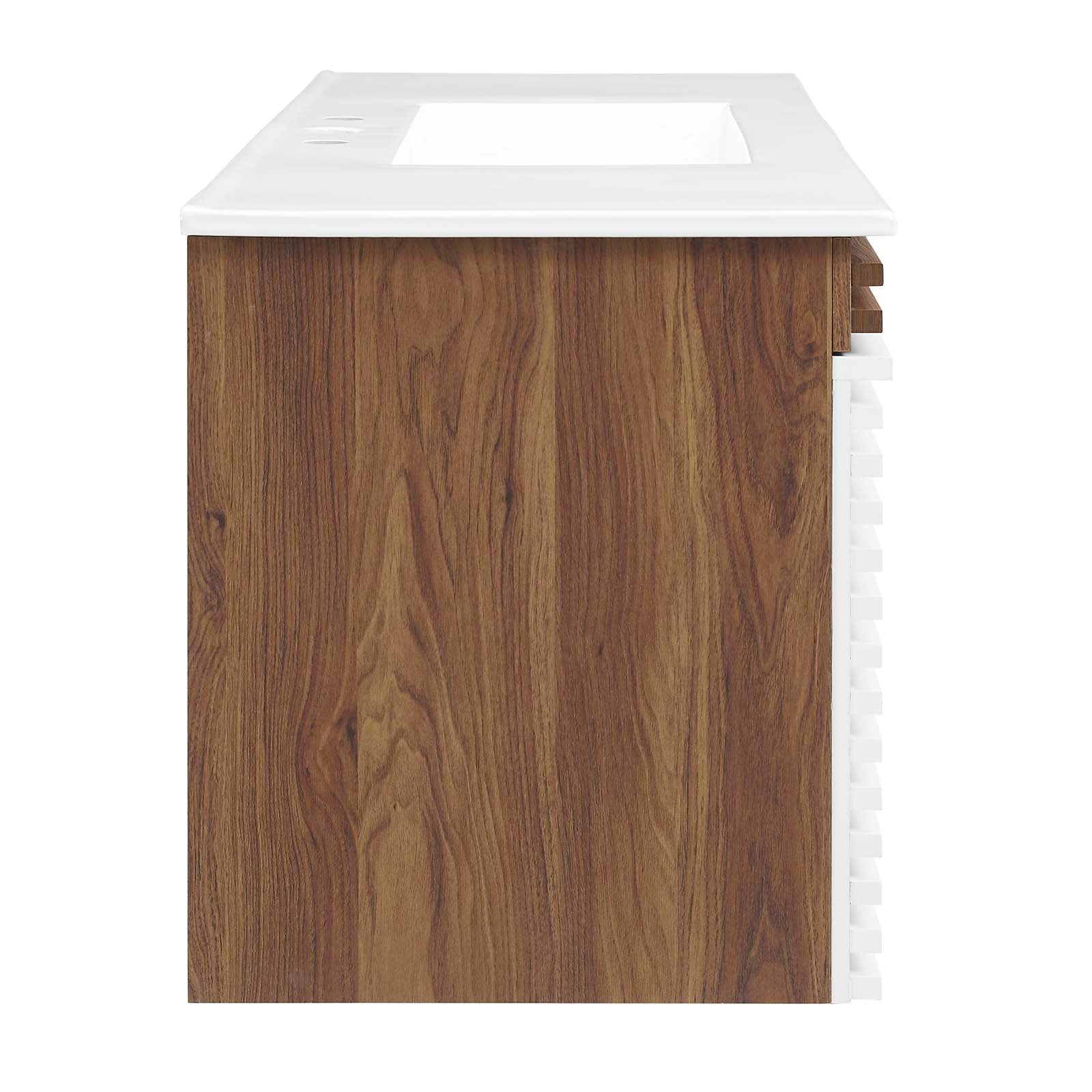 Render 48" Wall-Mount Bathroom Vanity By Modway - EEI-5801 | Bathroom Accessories | Modishstore - 104