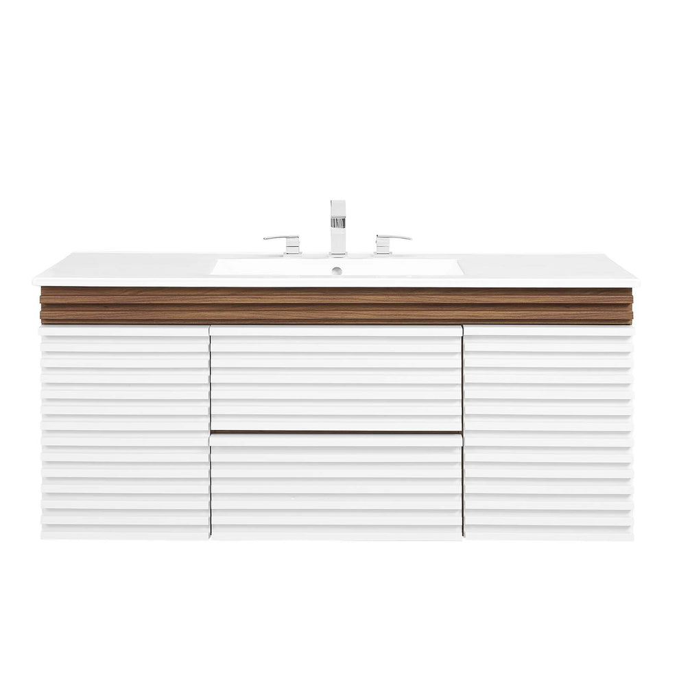 Render 48" Wall-Mount Bathroom Vanity By Modway - EEI-5801 | Bathroom Accessories | Modishstore - 106