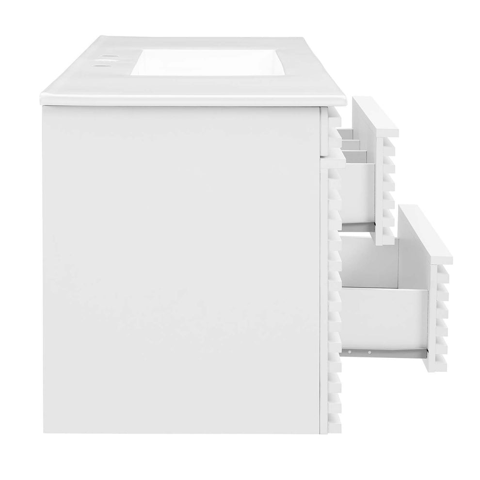 Render 48" Wall-Mount Bathroom Vanity By Modway - EEI-5801 | Bathroom Accessories | Modishstore - 115