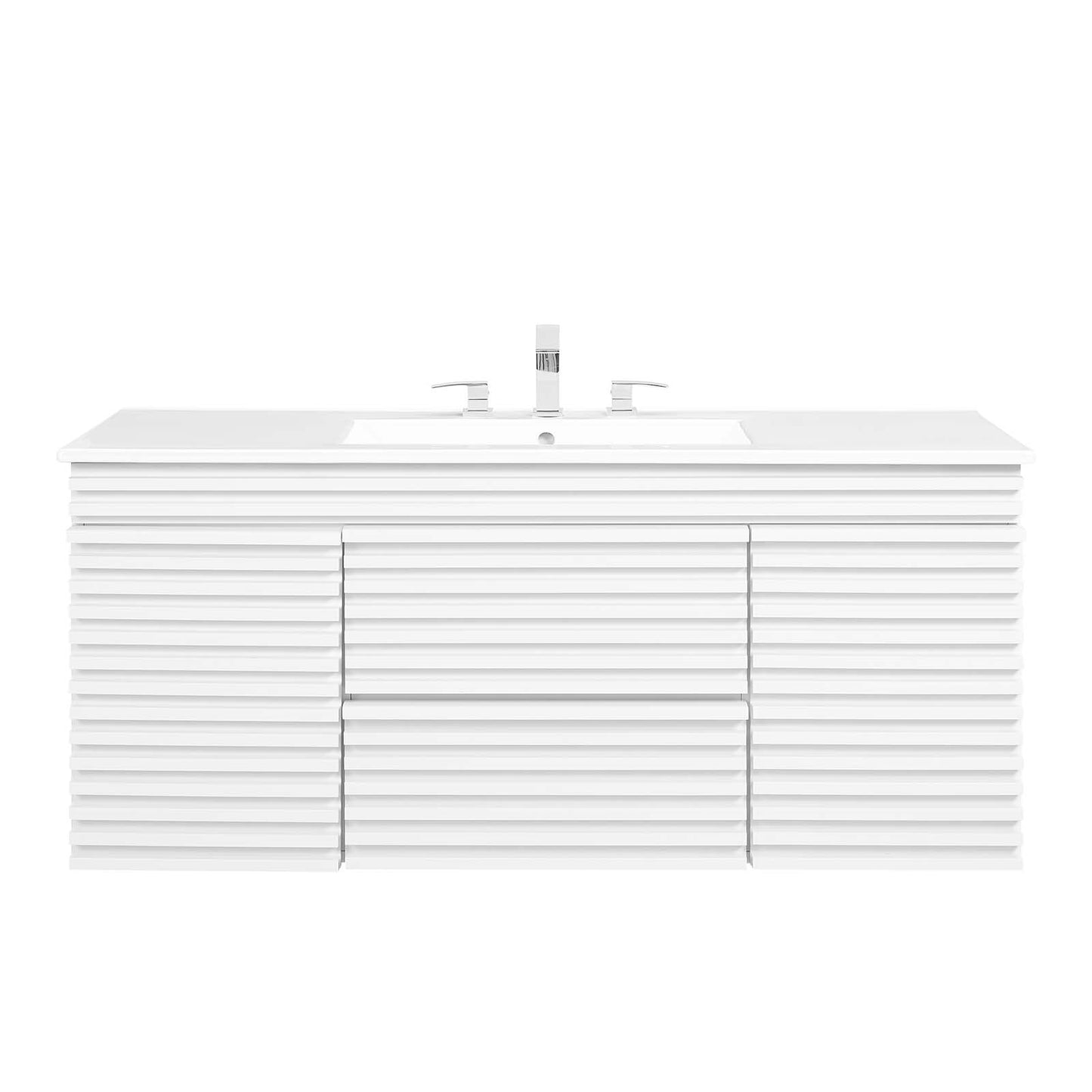 Render 48" Wall-Mount Bathroom Vanity By Modway - EEI-5801 | Bathroom Accessories | Modishstore - 116