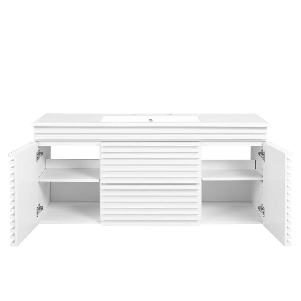 Render 48" Wall-Mount Bathroom Vanity By Modway - EEI-5801 | Bathroom Accessories | Modishstore - 117