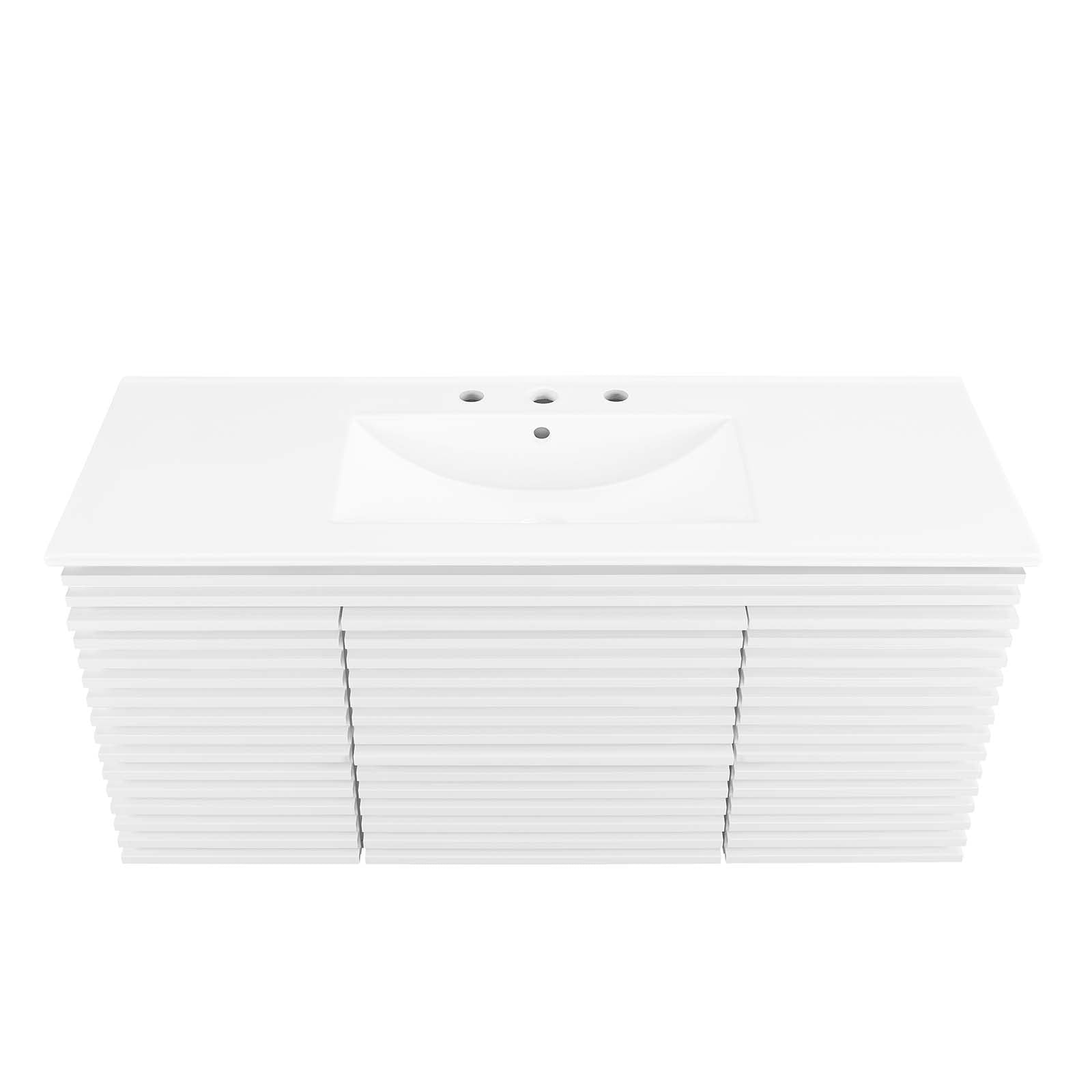 Render 48" Wall-Mount Bathroom Vanity By Modway - EEI-5801 | Bathroom Accessories | Modishstore - 118