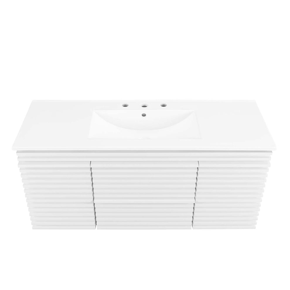 Render 48" Wall-Mount Bathroom Vanity By Modway - EEI-5801 | Bathroom Accessories | Modishstore - 118