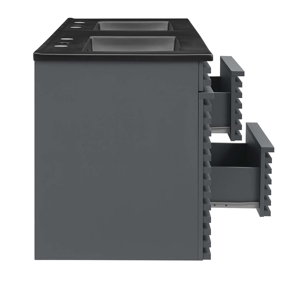 Render 48" Wall-Mount Bathroom Vanity By Modway - EEI-5802 | Bathroom Accessories | Modishstore - 24