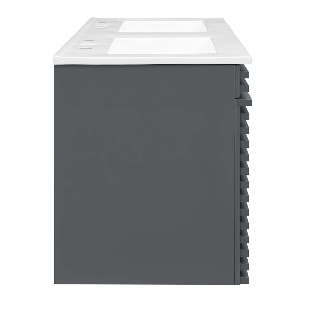 Render 48" Wall-Mount Bathroom Vanity By Modway - EEI-5802 | Bathroom Accessories | Modishstore - 33
