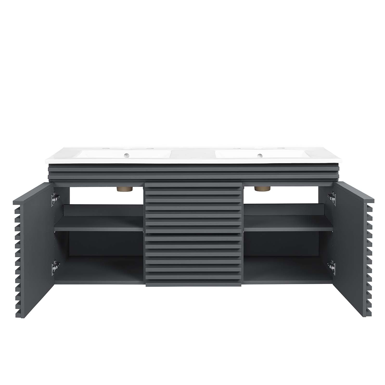 Render 48" Wall-Mount Bathroom Vanity By Modway - EEI-5802 | Bathroom Accessories | Modishstore - 36