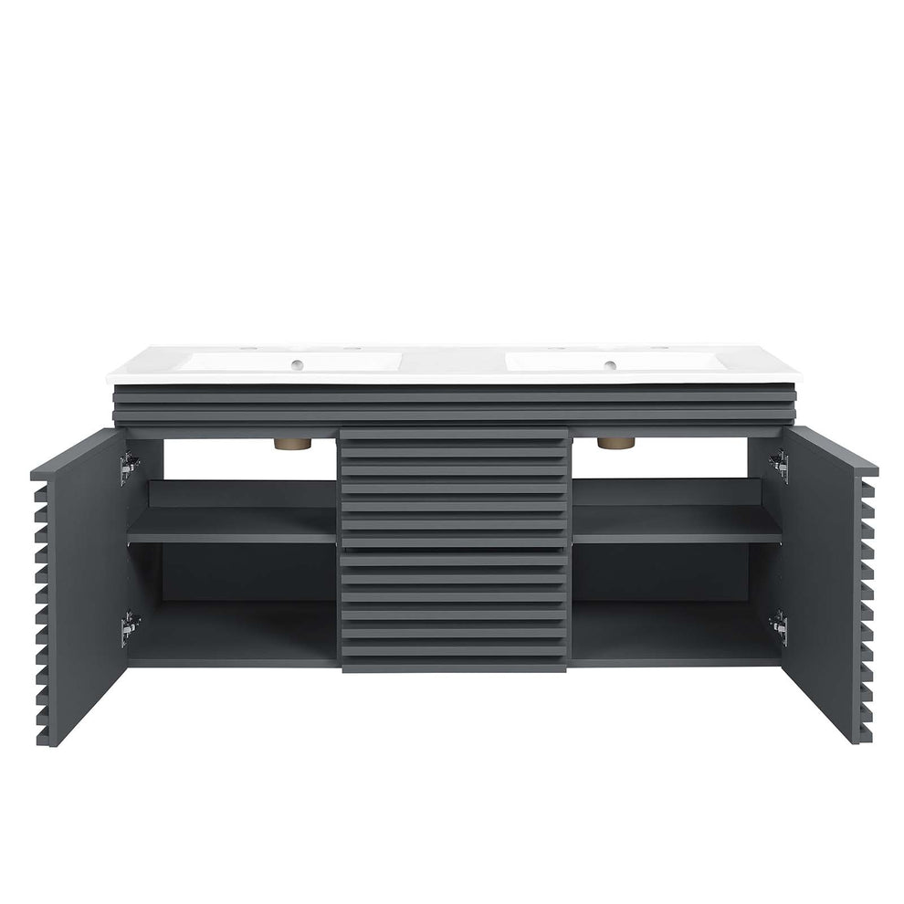 Render 48" Wall-Mount Bathroom Vanity By Modway - EEI-5802 | Bathroom Accessories | Modishstore - 36
