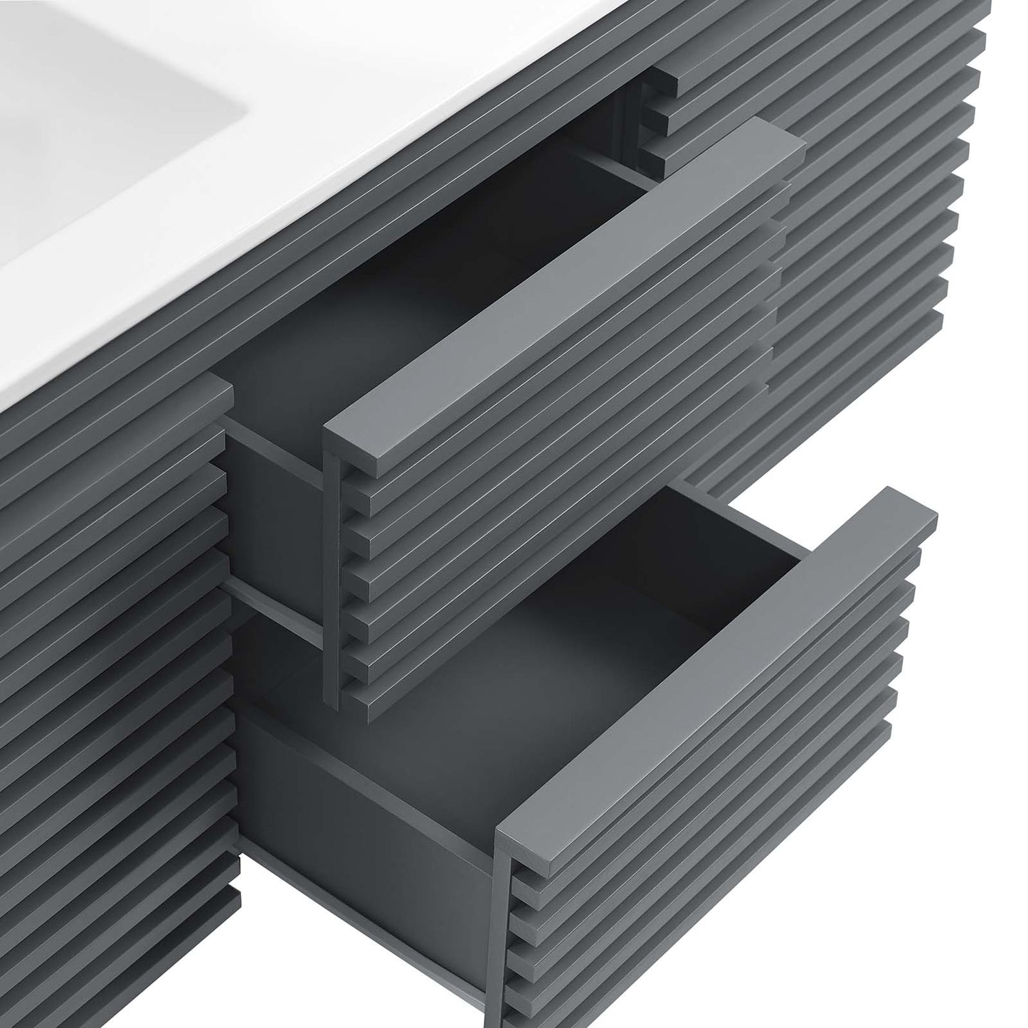 Render 48" Wall-Mount Bathroom Vanity By Modway - EEI-5802 | Bathroom Accessories | Modishstore - 38