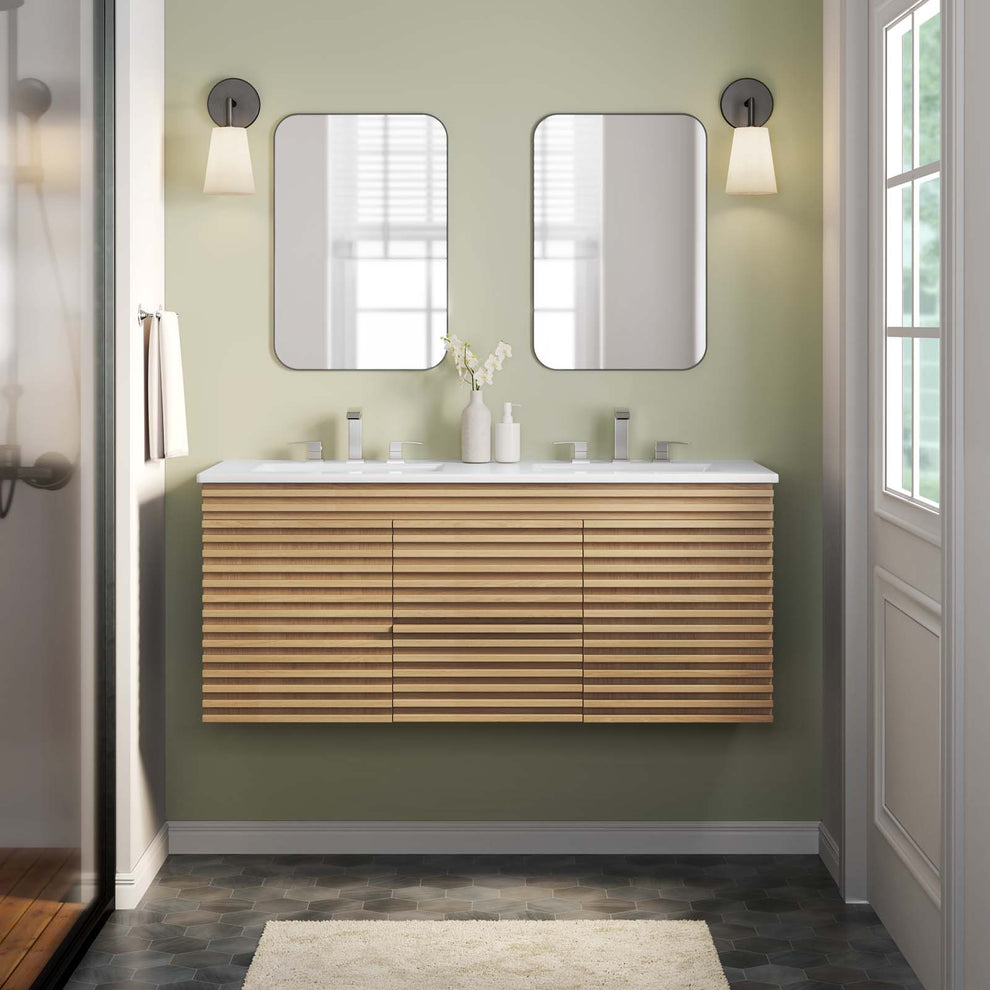 Render 48" Wall-Mount Bathroom Vanity By Modway - EEI-5802 | Bathroom Accessories | Modishstore - 52