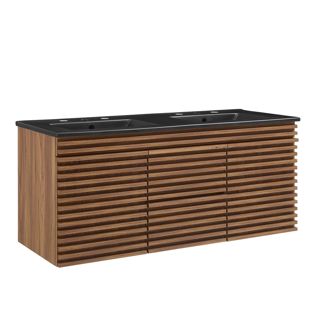 Render 48" Wall-Mount Bathroom Vanity By Modway - EEI-5802 | Bathroom Accessories | Modishstore - 60