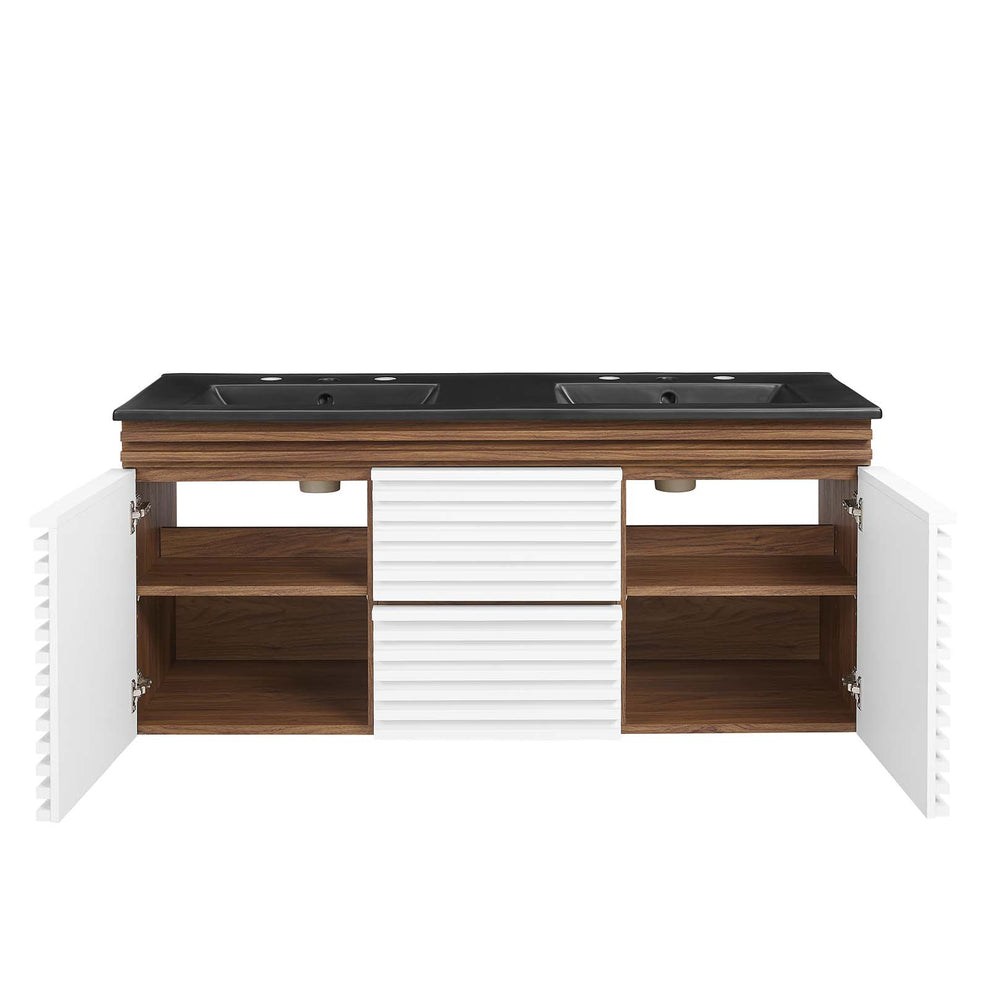 Render 48" Wall-Mount Bathroom Vanity By Modway - EEI-5802 | Bathroom Accessories | Modishstore - 96