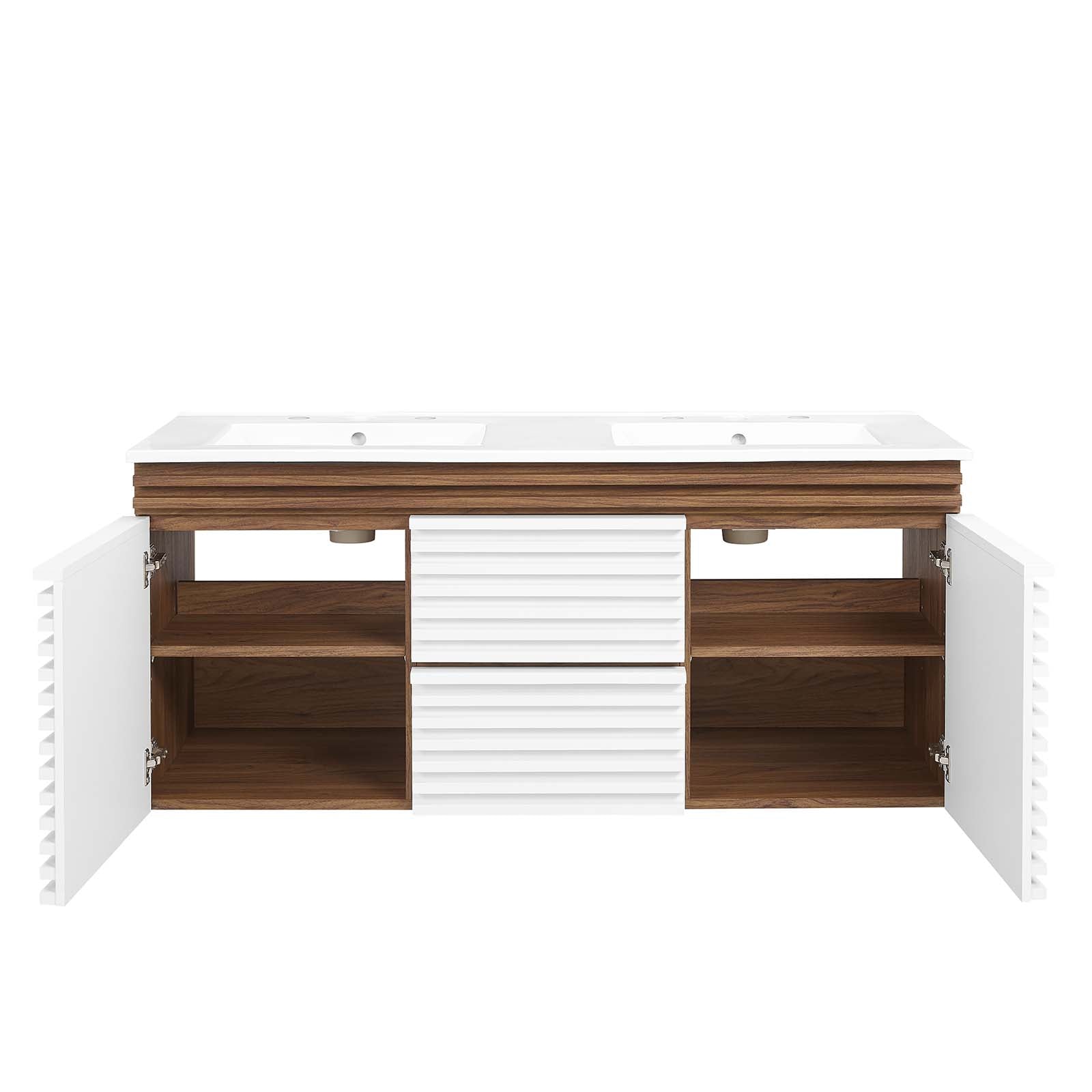 Render 48" Wall-Mount Bathroom Vanity By Modway - EEI-5802 | Bathroom Accessories | Modishstore - 106