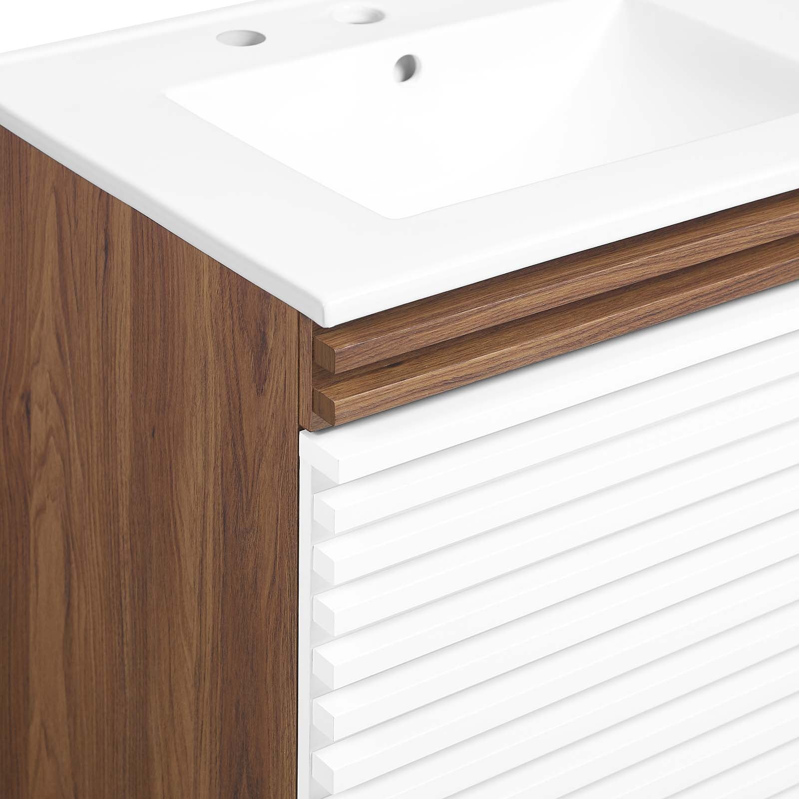 Render 48" Wall-Mount Bathroom Vanity By Modway - EEI-5802 | Bathroom Accessories | Modishstore - 109