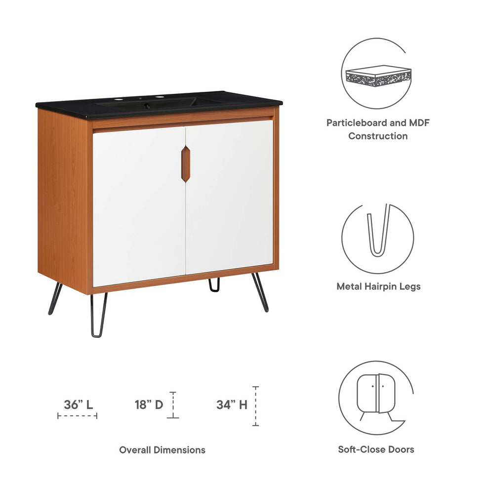 Energize 36" Bathroom Vanity By Modway - EEI-5805 | Bathroom Accessories | Modishstore - 7