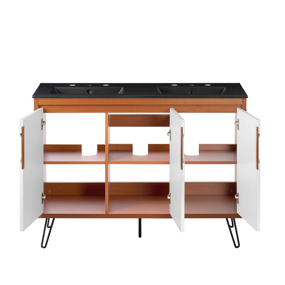 Energize 48" Double Sink Bathroom Vanity By Modway - EEI-5807 | Bathroom Accessories | Modishstore - 3