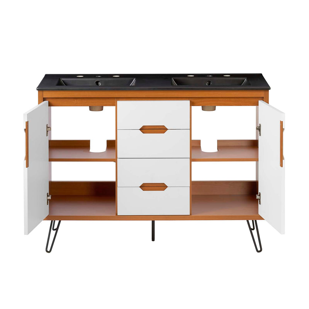 Energize 48" Double Sink Bathroom Vanity By Modway - EEI-5809 | Bathroom Accessories | Modishstore - 5
