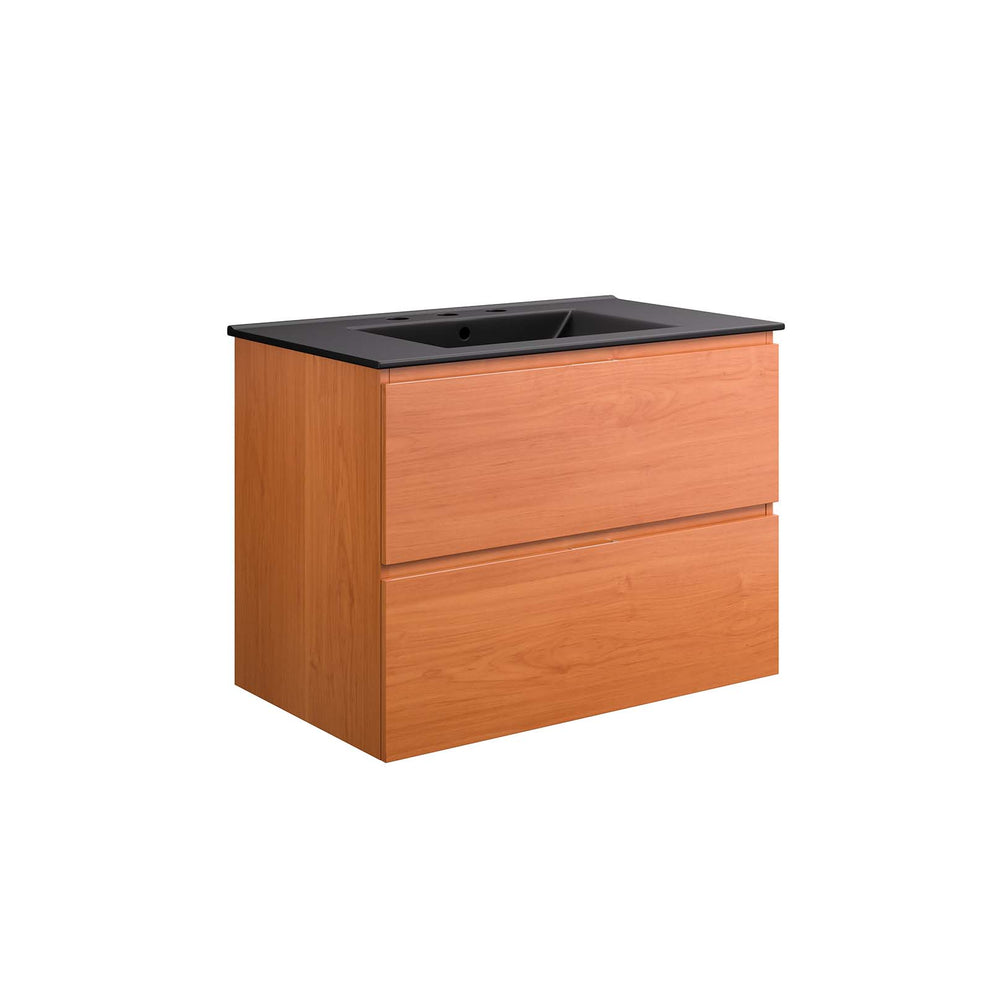Scenic 30" Wall-Mount Bathroom Vanity By Modway - EEI-5812 | Bathroom Accessories | Modishstore - 1
