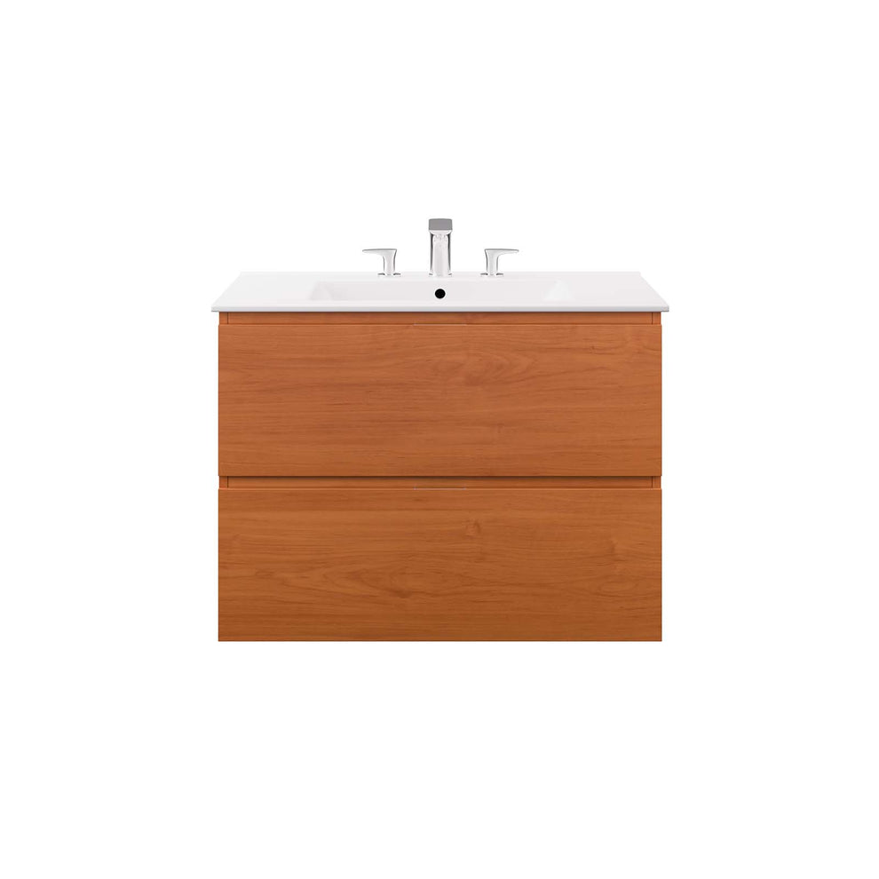 Scenic 30" Wall-Mount Bathroom Vanity By Modway - EEI-5812 | Bathroom Accessories | Modishstore - 14